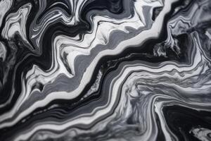 Closeup of a Unique Marble Texture Generative AI photo