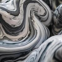 Closeup of a Unique Marble Texture Generative AI photo