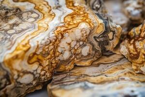 Closeup of a Unique Marble Texture photo