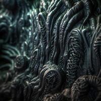 Closeup of an Alien Like Texture photo