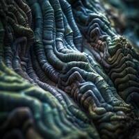 Closeup of an Alien Like Texture Generative AI photo