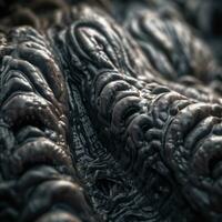 Closeup of an Alien Like Texture Generative AI photo