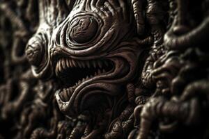 Closeup of an Alien Like Texture photo