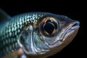 de cerca de un Oceano pescado generativo ai foto