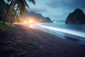Dark Tropical Beachscape photo