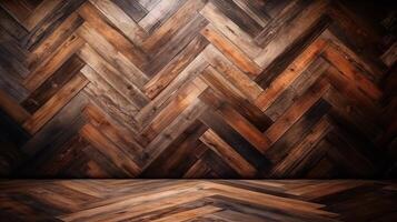 Exotic Luxurious Wooden Planks Texture Background Generative AI photo