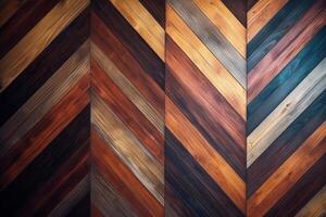 Exotic Luxurious Wooden Planks Texture Background Generative AI photo