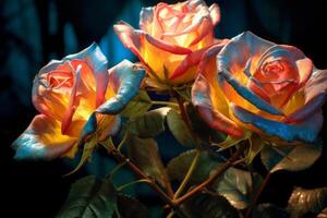 Exotic Unknown Rose Texture Background photo