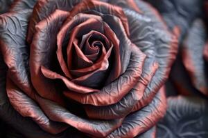 Exotic Unknown Rose Texture Background Generative AI photo