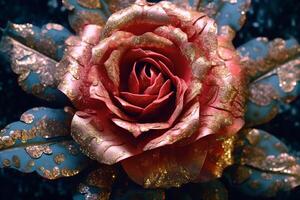 Exotic Unknown Rose Texture Background photo