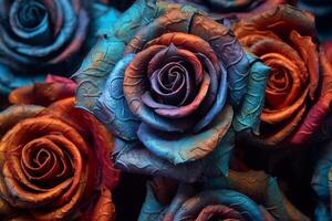 Exotic Unknown Rose Texture Background photo