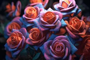 Exotic Unknown Rose Texture Background photo