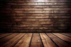Glossy Wooden Planks Texture Background photo