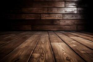 Glossy Wooden Planks Texture Background photo