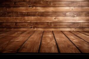 Glossy Wooden Planks Texture Background photo