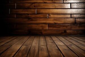 Glossy Wooden Planks Texture Background photo