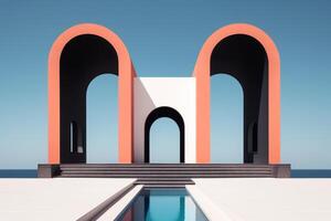Otherworldly Minimalist Architecture Design Photo
