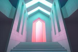 Otherworldly Minimalist Architecture Design Photo