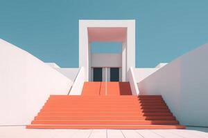 Otherworldly Minimalist Architecture Design Photo