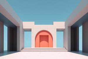 Otherworldly Minimalist Architecture Design Photo