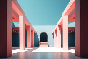 Otherworldly Minimalist Architecture Design Photo