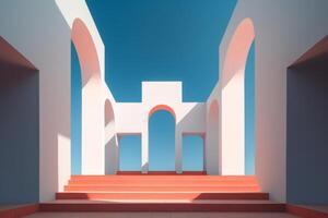 Otherworldly Minimalist Architecture Design Photo