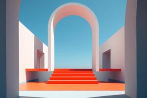 Otherworldly Minimalist Architecture Design Photo
