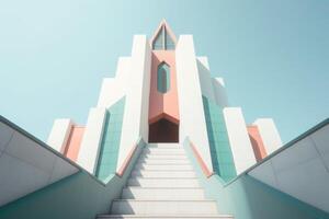 Otherworldly Minimalist Architecture Design Photo