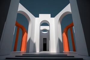 Otherworldly Minimalist Architecture Design Photo