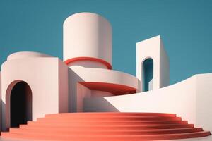 Otherworldly Minimalist Architecture Design Photo