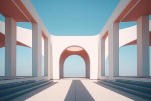 Otherworldly Minimalist Architecture Design Photo