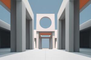 Otherworldly Minimalist Architecture Design Photo