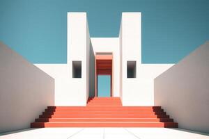 Otherworldly Minimalist Architecture Design Photo
