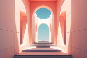 Otherworldly Minimalist Architecture Design Photo