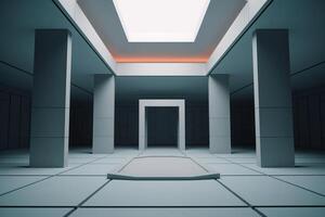 Otherworldly Minimalist Architecture Design Photo