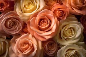 Pink Rose Texture Background photo