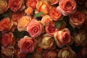 Pink Rose Texture Background photo