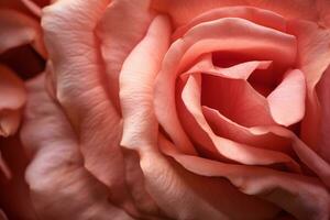 Pink Rose Texture Background Generative AI photo