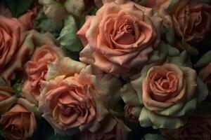 Pink Rose Texture Background photo