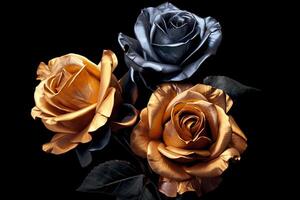 Platinum Rose Texture Background photo