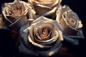 Platinum Rose Texture Background photo