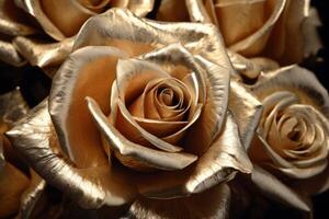 Platinum Rose Texture Background photo