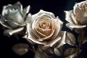 Platinum Rose Texture Background photo