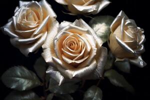 Platinum Rose Texture Background photo