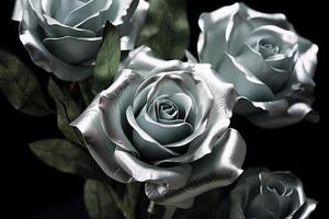 Platinum Rose Texture Background photo