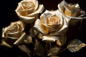 Platinum Rose Texture Background photo