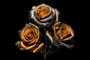 Platinum Rose Texture Background photo
