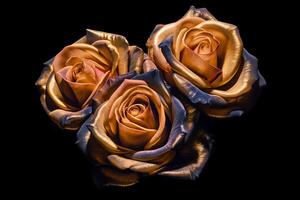 Platinum Rose Texture Background photo