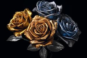 Platinum Rose Texture Background photo