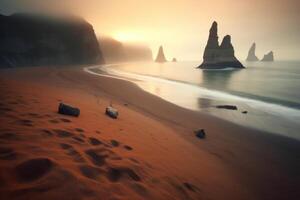 Otherwordly Scenic Beachscape photo
